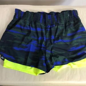 Gap Camo running shorts with liner. Size L.